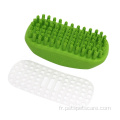 Brosse de douche pour animaux de compagnie pour chats de toilettage brosse de bain